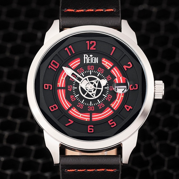 NWT Men's Automatic Genuine Leather Watch - Picture 1 of 5